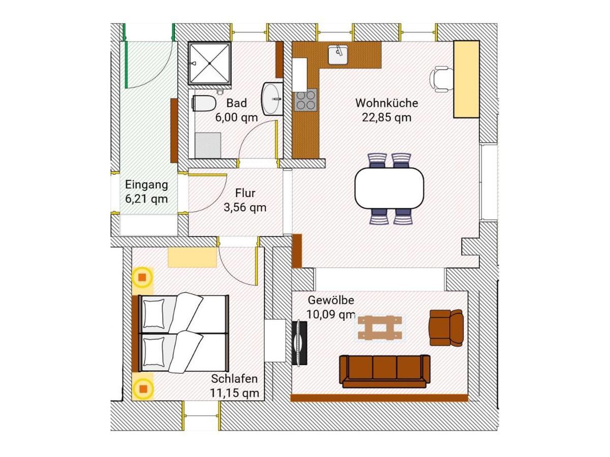 Hof Elf Apartment Ursensollen Exterior photo